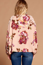 Load image into Gallery viewer, Floral Cold-Shoulder Blouse
