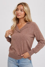Load image into Gallery viewer, Notched Collar Pullover (3 Color Options)
