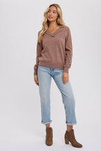 Load image into Gallery viewer, Notched Collar Pullover (3 Color Options)
