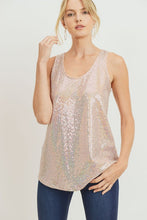 Load image into Gallery viewer, Sequin Racerback Tank Top *Only 2 Left!*
