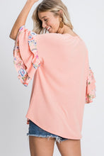 Load image into Gallery viewer, Tiered Ruffle Sleeve Top
