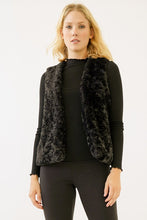 Load image into Gallery viewer, Shearling Vest - Black
