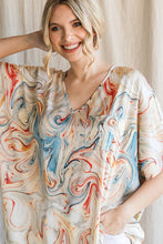 Load image into Gallery viewer, Watercolor Swirl Oversized Top
