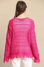 Load image into Gallery viewer, Mesh Crochet Top (2 Color Options)
