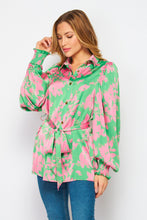 Load image into Gallery viewer, Floral Bishop Sleeve Tunic
