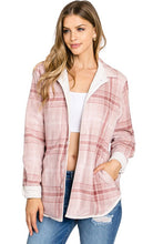 Load image into Gallery viewer, Reversible Plaid/Corduroy Shacket - Cream
